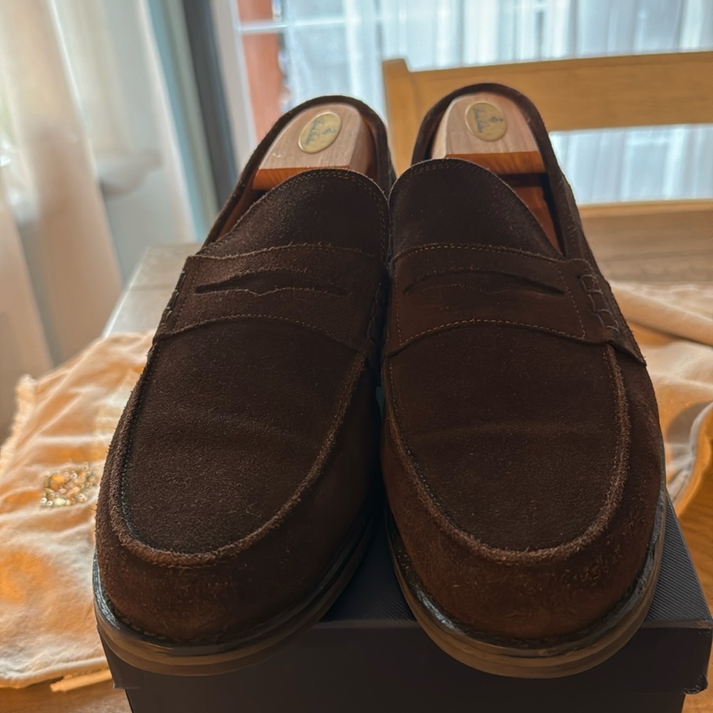 Brooks Brothers brown suede men's shoes size 10.5